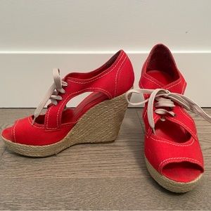Call it Spring Sneaker Style Wedge